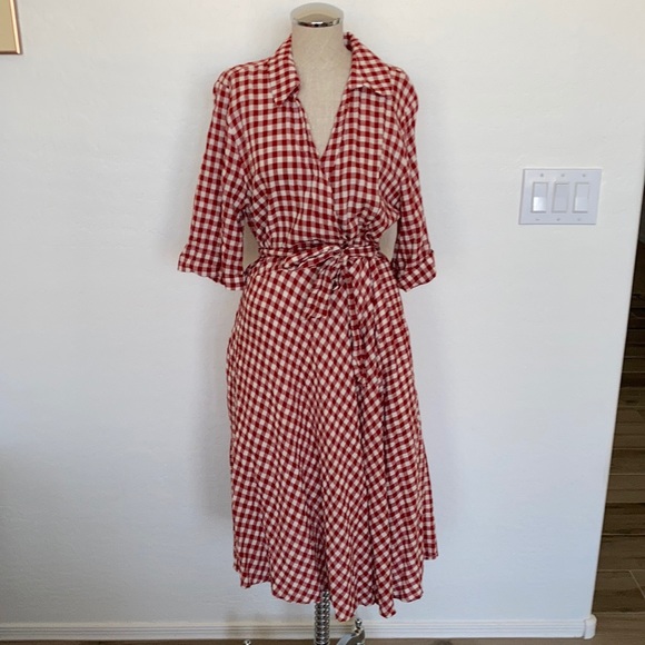 Modcloth Dresses & Skirts - ModCloth TeeBerry & Weave L gingham dress